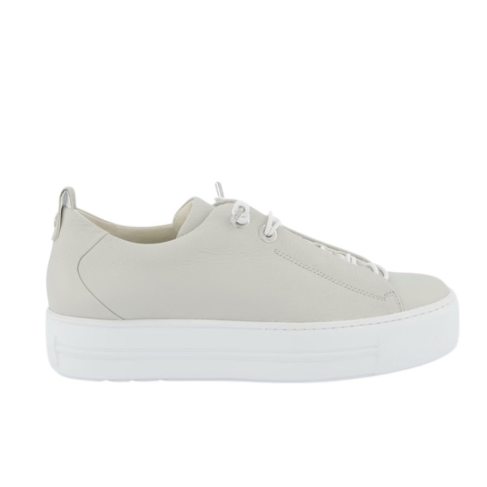 Light Gray Leather Sneakers. US 7.5 Brand new.